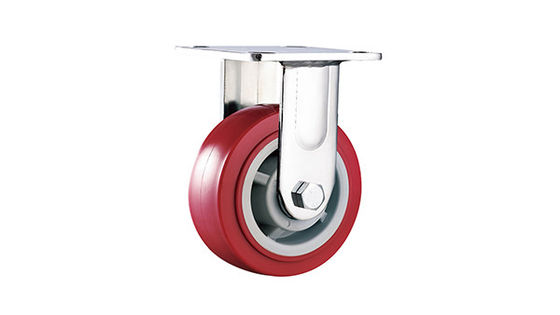 4" 5" 6" 8" Trolley Caster Wheel Heavy Duty Kullanım Dayanıklı Polyurethane Caster Wheel