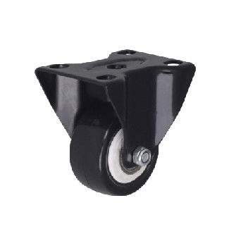 PP PU PVC Evrensel Mobilya Çarkları Siyah Hafif Çark Çarkları