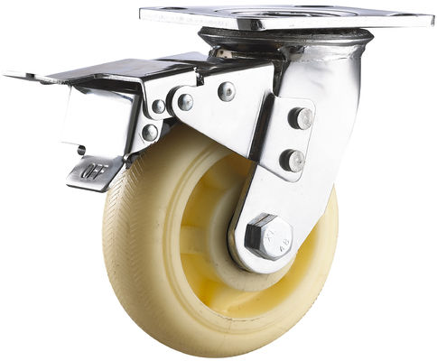 100 mm - 200 mm Ağır Görevli Kaynak Çarklar Kullanım Direnci Polyurethane Çaprak Kaynakları