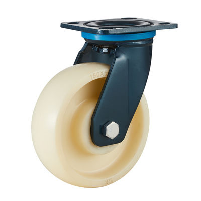 Dajin Ağır Görevli Çark Çarkları 100mm-200mm Nylon Çark Çark Çarkları Pas Döşeme Kaplamasıyla