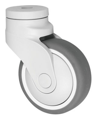 Elastik Termoplastik Kauçuk TPR Castor, Plastik Tıbbi Cihaz Caster