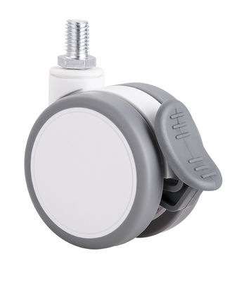 2.5 inç beyaz sessiz çift tekerlekli rotor üst plaka / tek frenli