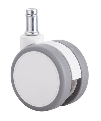 2.5 inç beyaz sessiz çift tekerlekli rotor üst plaka / tek frenli