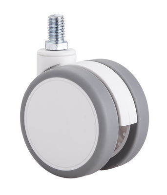 2.5 inç beyaz sessiz çift tekerlekli rotor üst plaka / tek frenli