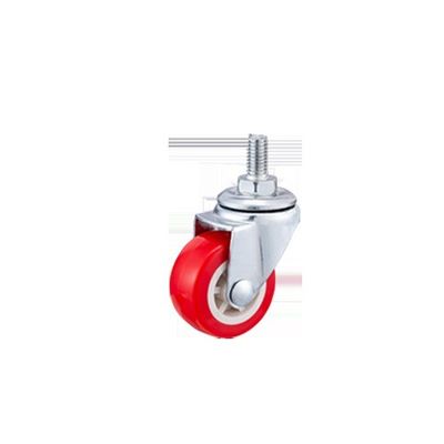 Kırmızı Caster Wheels 25mm -75mm Universal Ofis Sandalyesi Caster Wheels