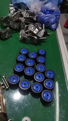 Dajin TPR Paslanmaz Çelik Çarklar 50mm Yüksek Yük Kapasitesi 150kg